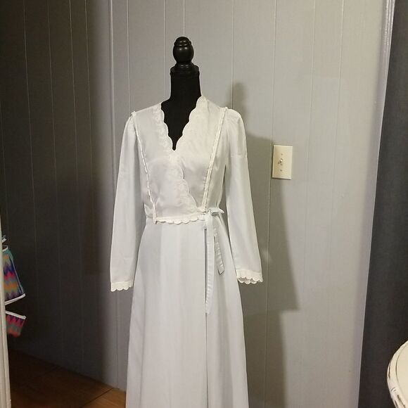 Vintage Christian Dior night gown ligth blue from the 70's - Picture 1 of 15